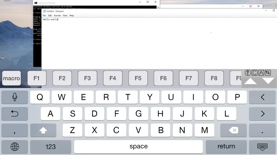 Captura de pantalla de Remote Desktop - RDP en iPhone 5