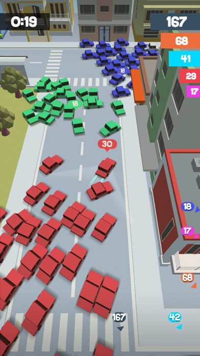 Screenshot #1 pour Crowd Drift Cars City io