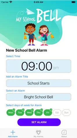 Game screenshot My School Bell apk