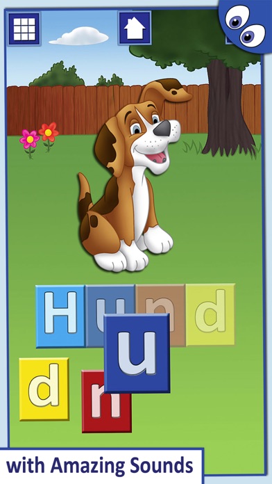 German First Words with Phonics: Preschool Spelling & Learning Word Game for Children screenshot 2