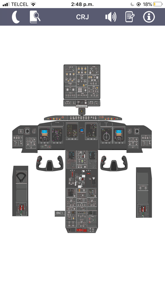 #1. CRJ Virtual Panel (iOS) 由: Gustavo Legarreta
