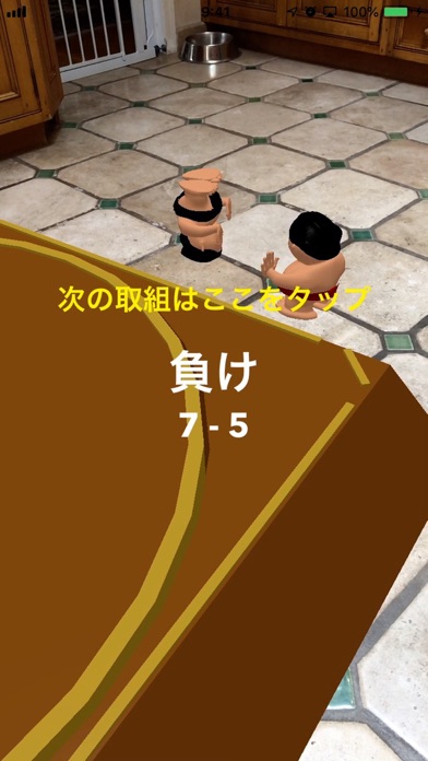 screenshot of AR すもう 3