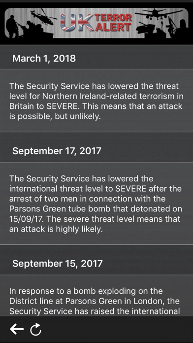 Screenshot #3 pour UK Terror Alert