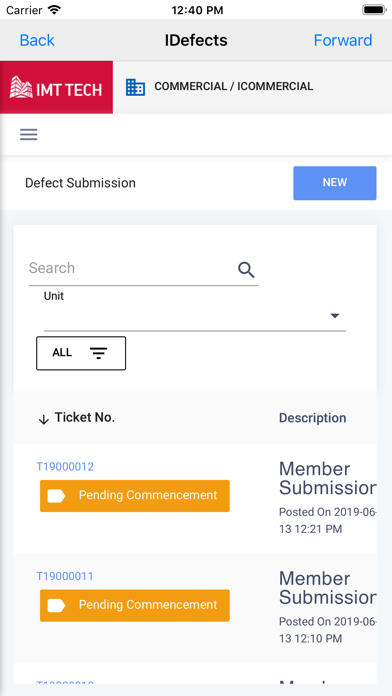 Imttech IDefects Admin screenshot 3