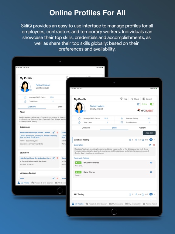 Screenshot #4 pour SkilQ Enterprise