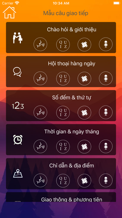 Học Tiếng Hàn Giao Tiếp Topik screenshot 2