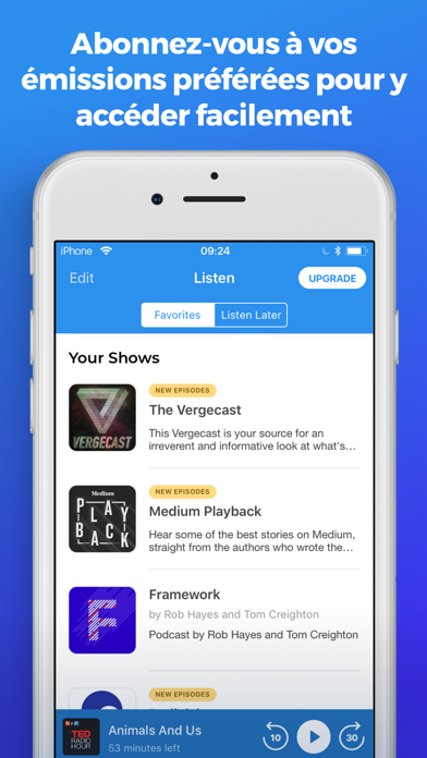 Screenshot #3 pour Podcast App