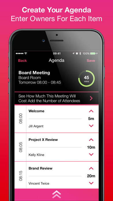Screenshot #2 pour MeeTime Meeting Timer