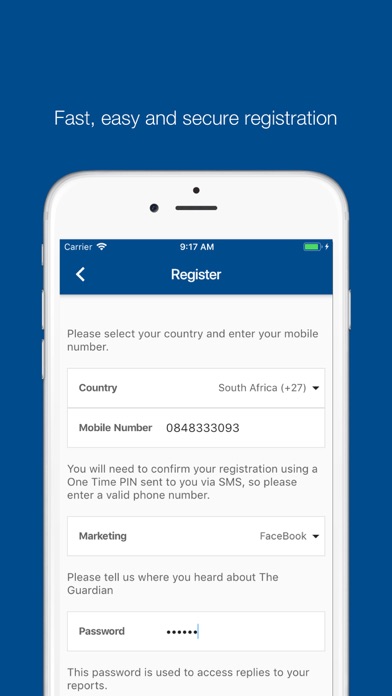 The Guardian App Screenshot