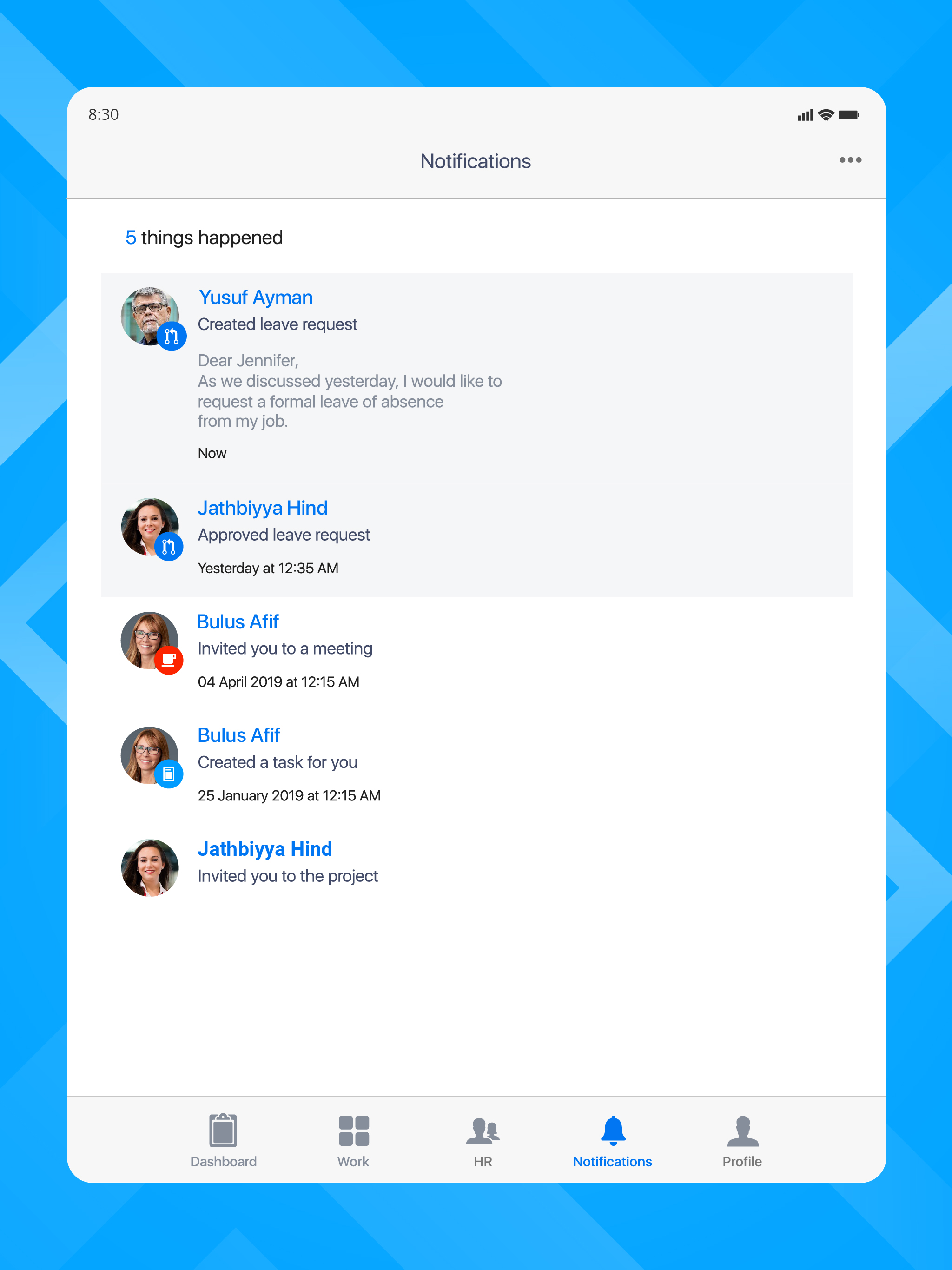 OCA Internal screenshot 12