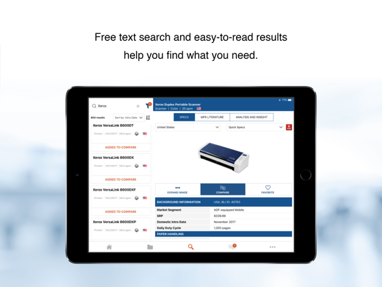 bliQ Mobile iPad screenshot 3 - Business app