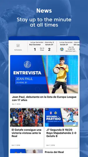 Getafe CF App Oficial screenshot 4