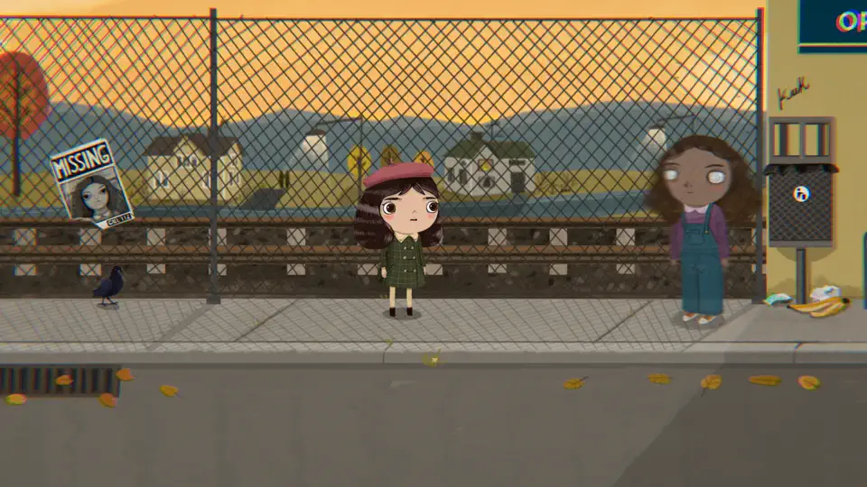 Captura de pantalla de Little Misfortune en iPhone 5
