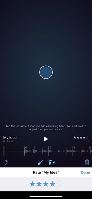 Music Memos Screenshot