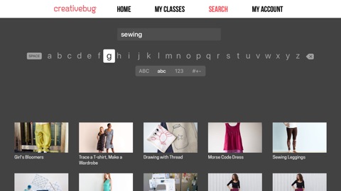Screenshot #2 for Creativebug Art&Crafts Classes
