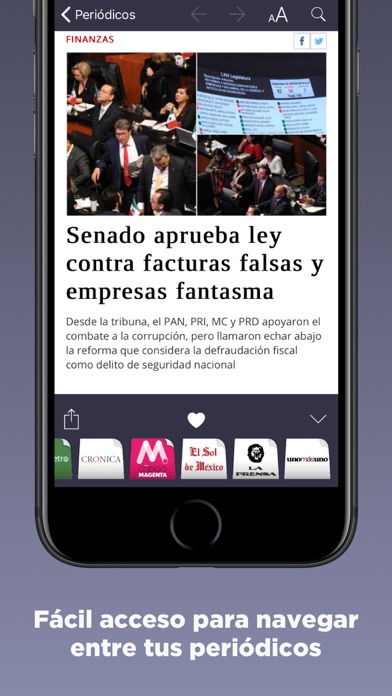 Screenshot #3 pour Periódicos Mexicanos