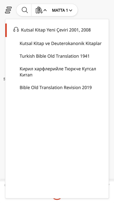 Screenshot #1 pour Kutsal Kitap