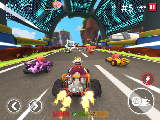 Starlit On Wheels: Super Kart iPad app afbeelding 3