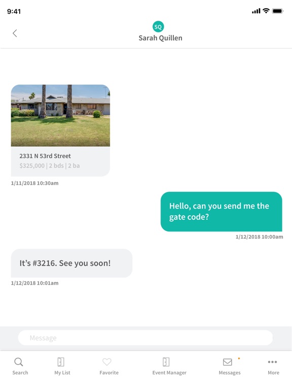 Open Houses Direct iPad screenshot 5 - Business app