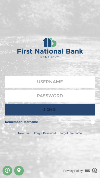 First National Bank of KY Screenshot