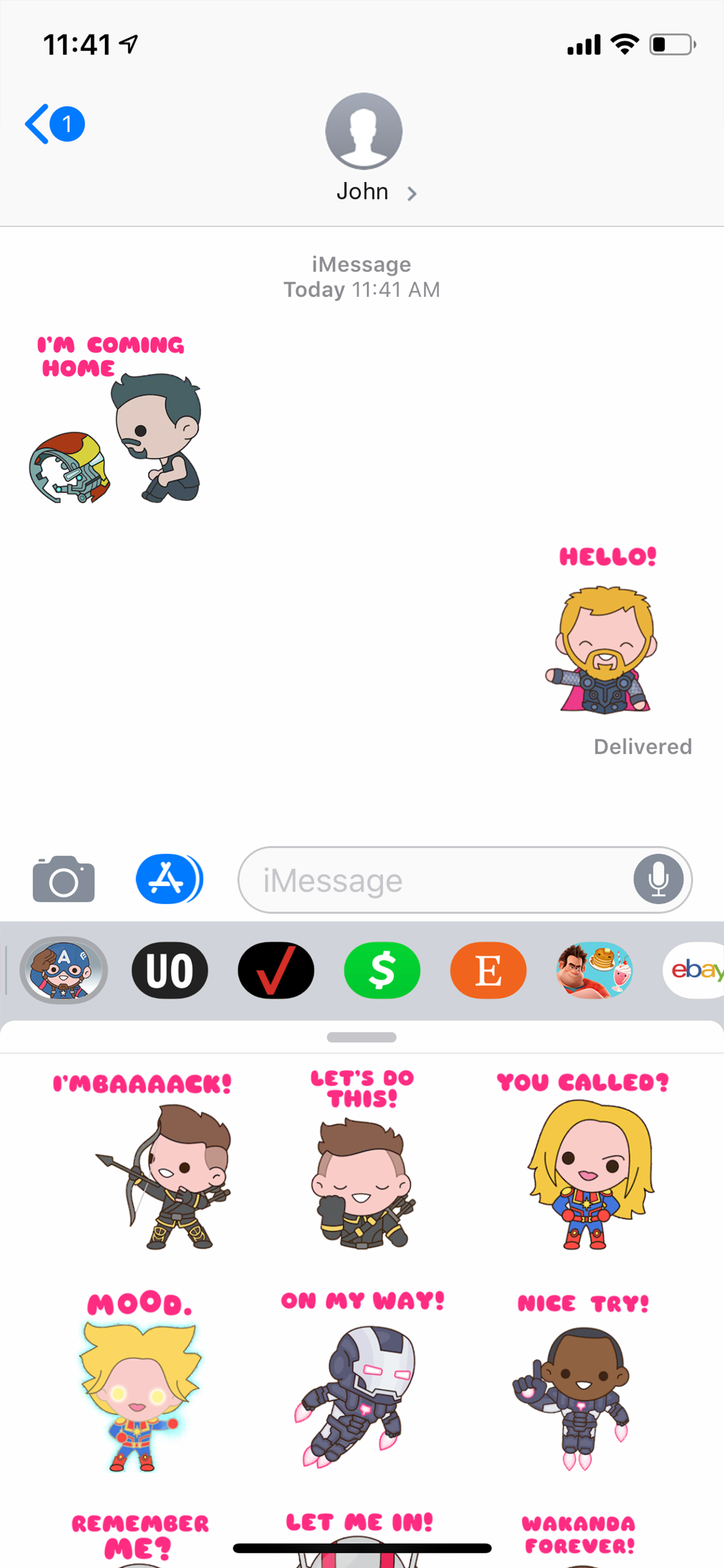 Avengers: Endgame Stickers