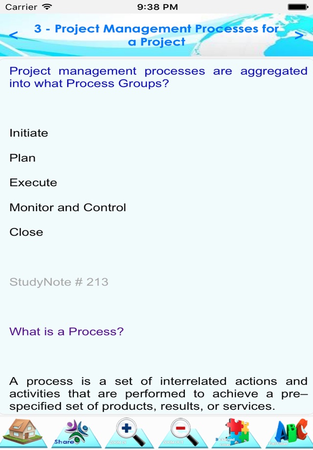 Project Management exam notes screenshot 2