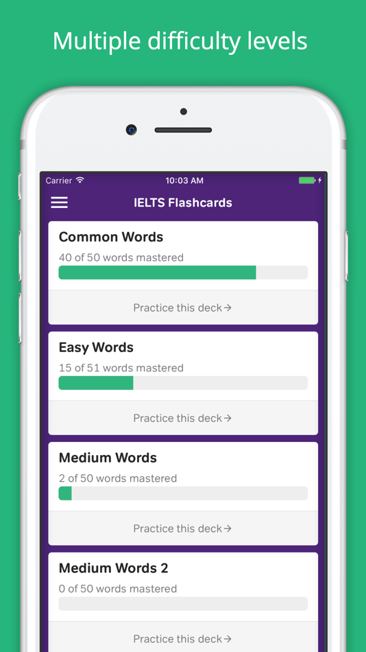 #3. Vocabulary Flashcards - IELTS (iOS) 由: Magoosh