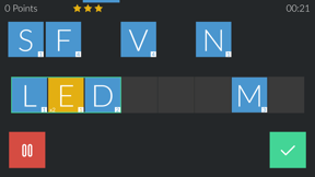 Durion 2 - addictive word game screenshot