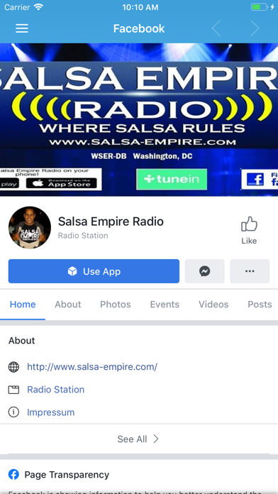 Screenshot #3 pour Salsa Empire Radio