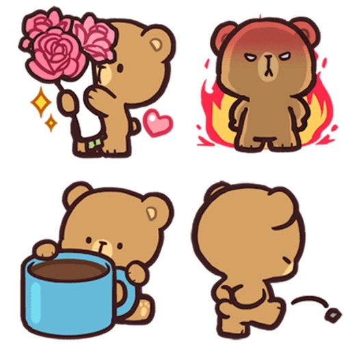 Cool Bear Mocha Daily Emoji