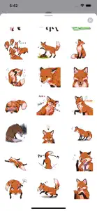 Red Fox FoxMoji Stickers screenshot #3 for iPhone