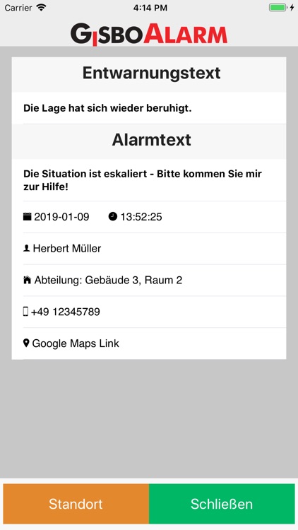 GisboAlarm Mobile screenshot-7