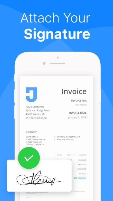 Go Invoice: Mobile Invoice App Screenshot