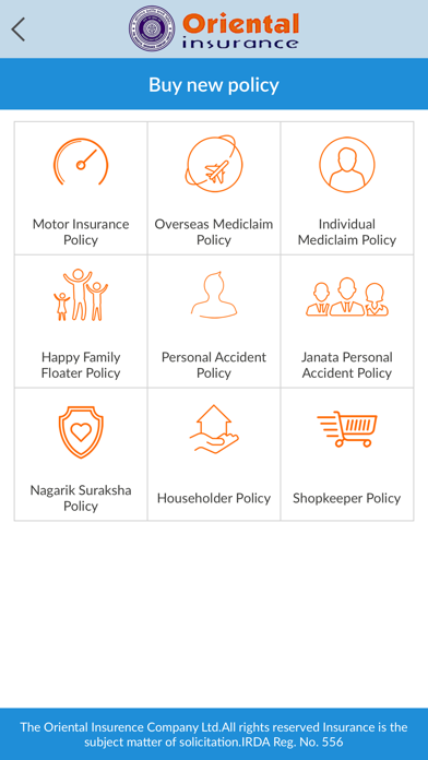 Oriental Insurance On Mobile Screenshot