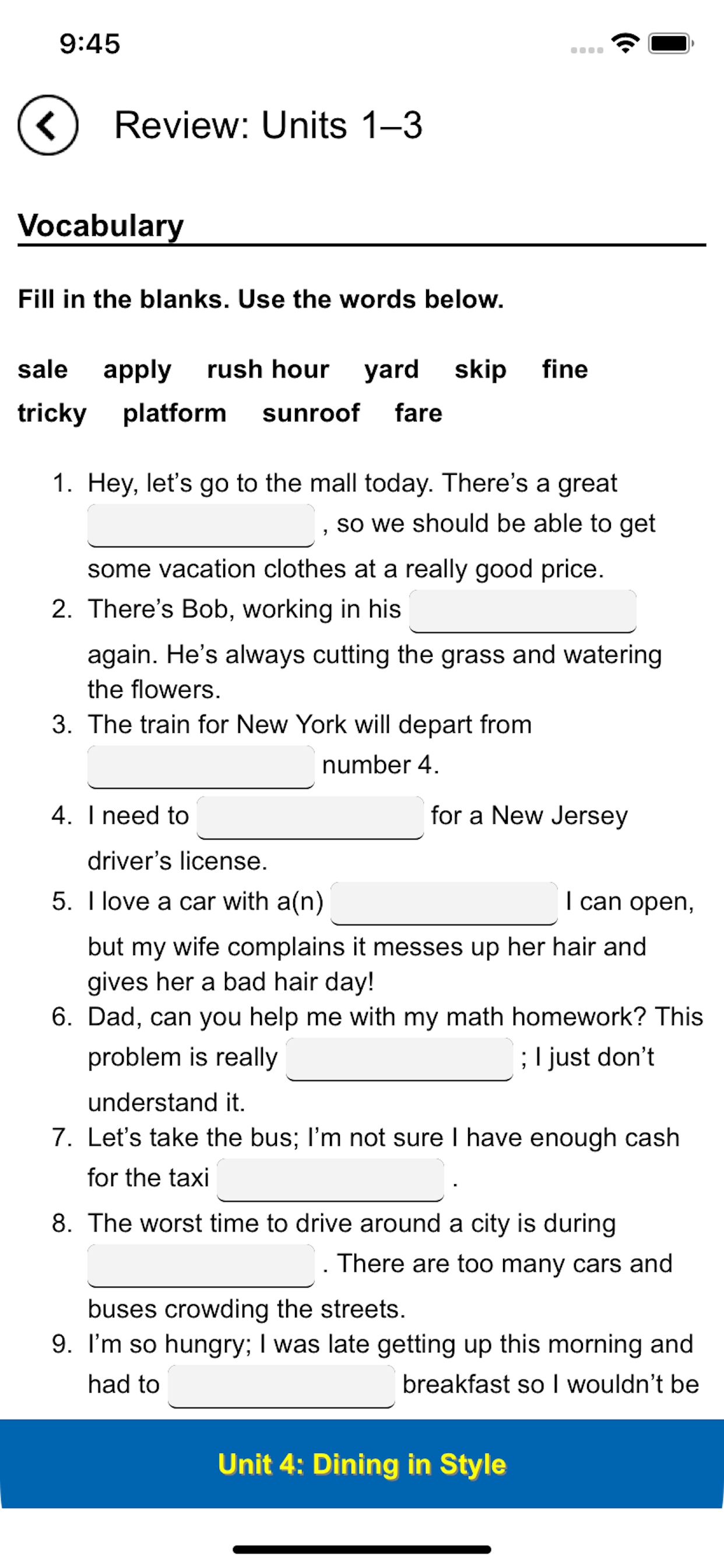 English The American Way