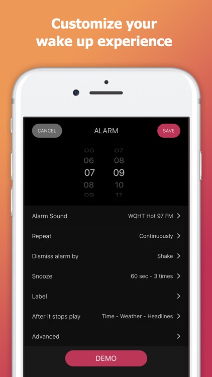 Alarm Clock App: myAlarm Clock screenshot-3