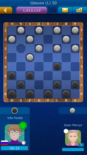 Online Checkers LiveGames screenshot 1