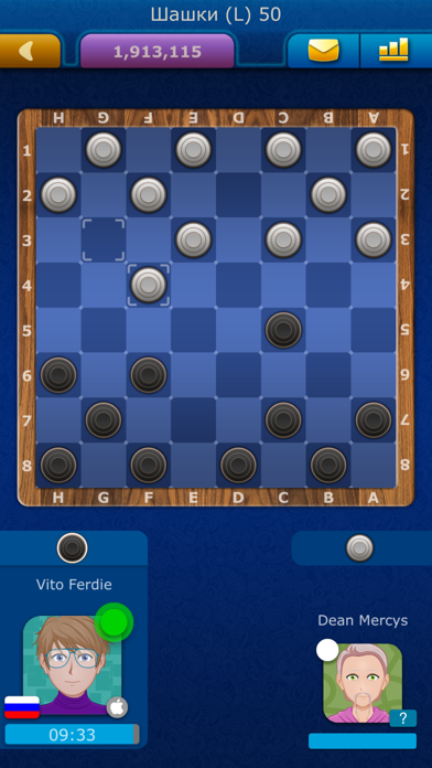 Screenshot #1 pour Online Checkers LiveGames