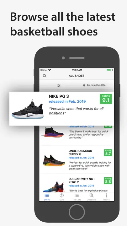 Sneaker Geek Basketball Shoes iPhone Ekran Görüntüsü 2