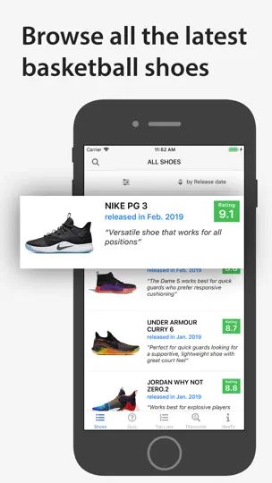 Capture d'écran de Sneaker Geek Basketball Shoes sur iPhone 2