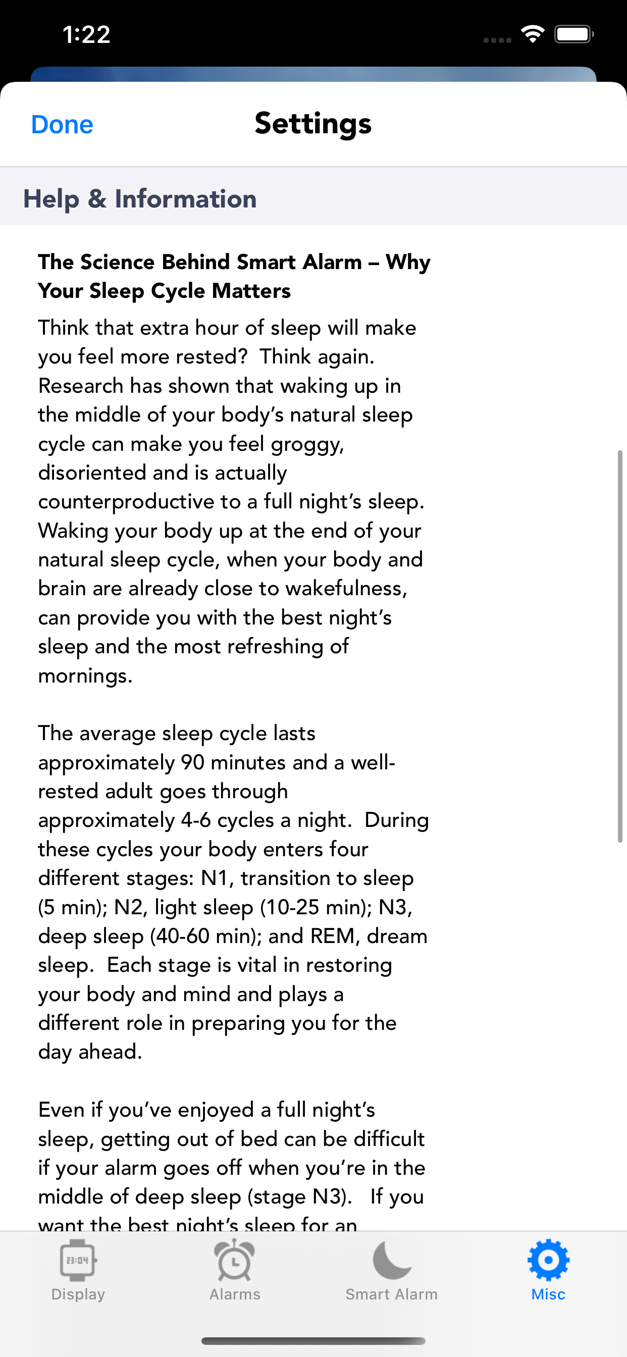 Smart Alarm-sleep cycle saving screenshot 8