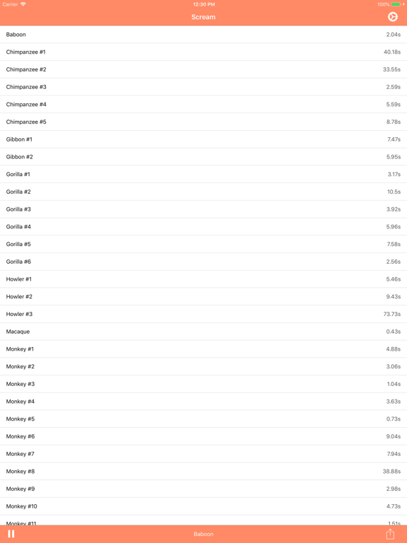 Screenshot #5 pour Scream - Monkey Sounds