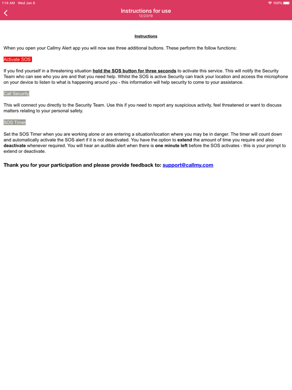 Screenshot #4 pour Callmy Alert