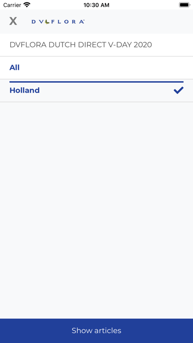 DV Flora Dutch Direct Shop Screenshot