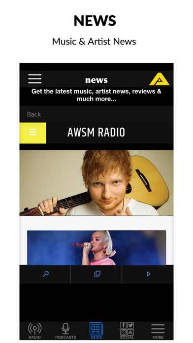 AWSM Radio Screenshot