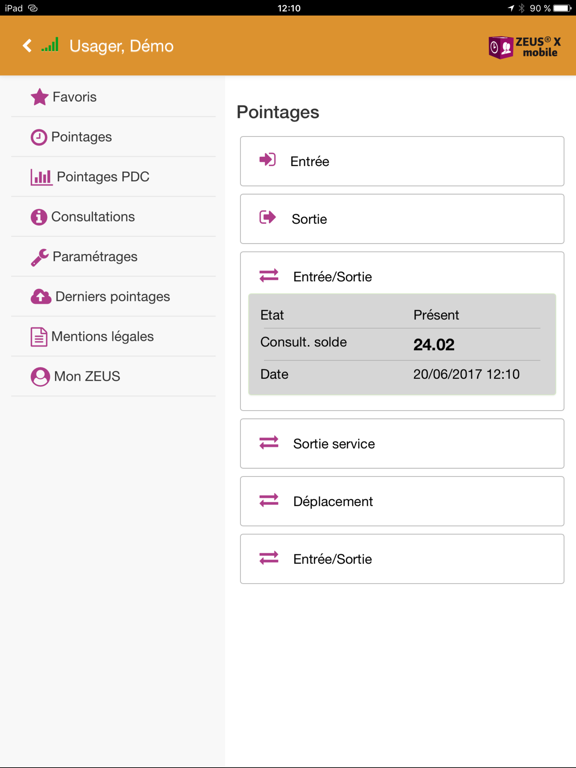 Screenshot #4 pour ZEUS X mobile