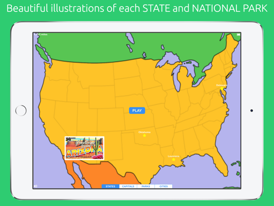 Screenshot #6 pour PopGeo USA Geography