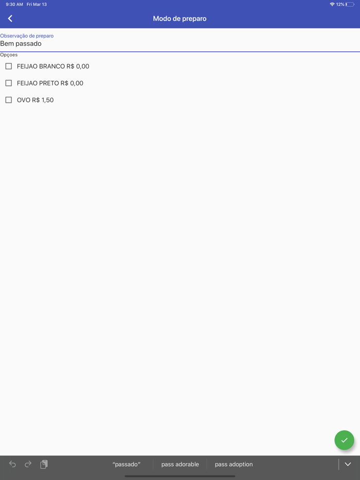 Consumo Fácil - garçom