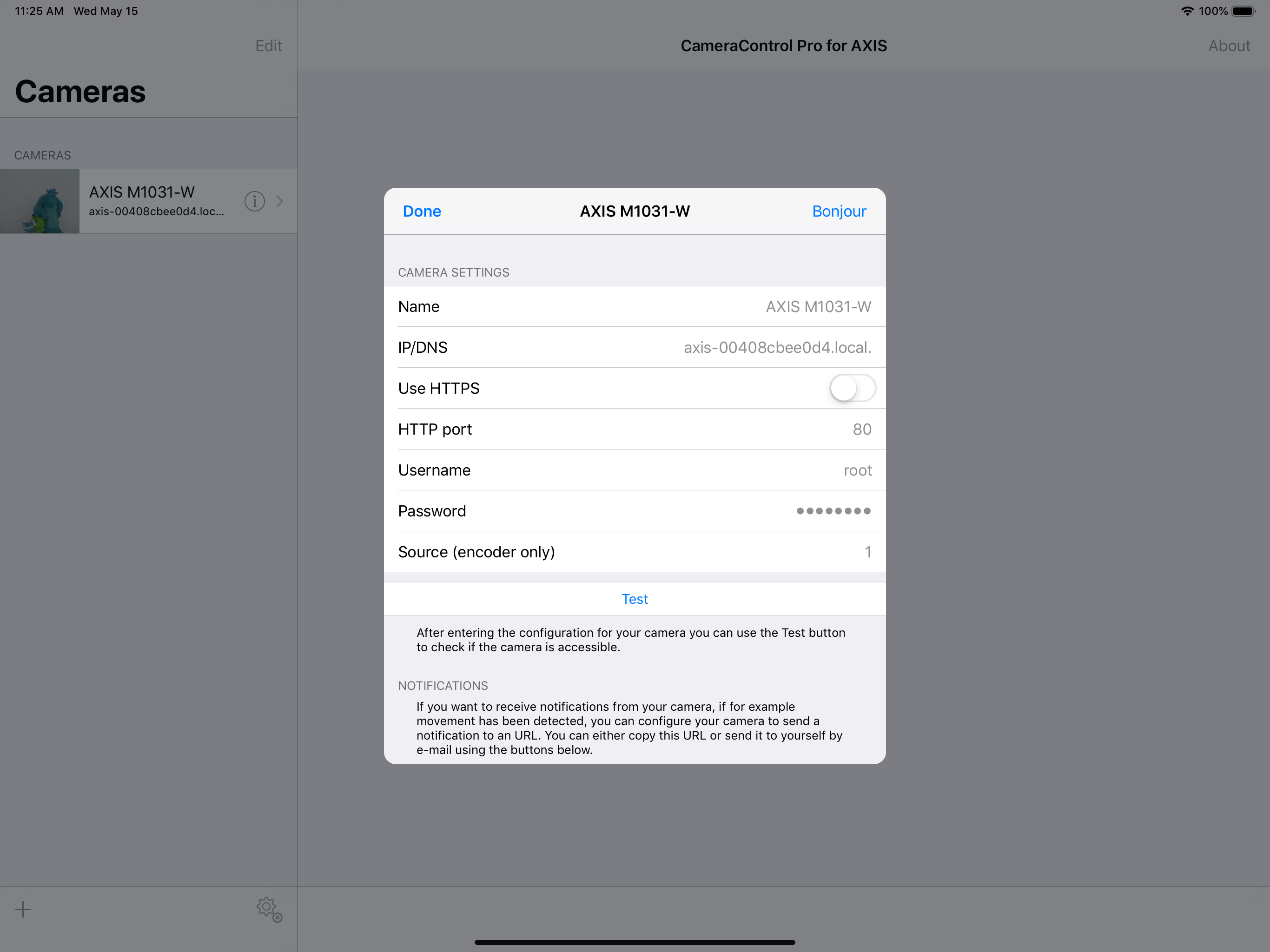 CameraControl Pro for AXIS screenshot 7