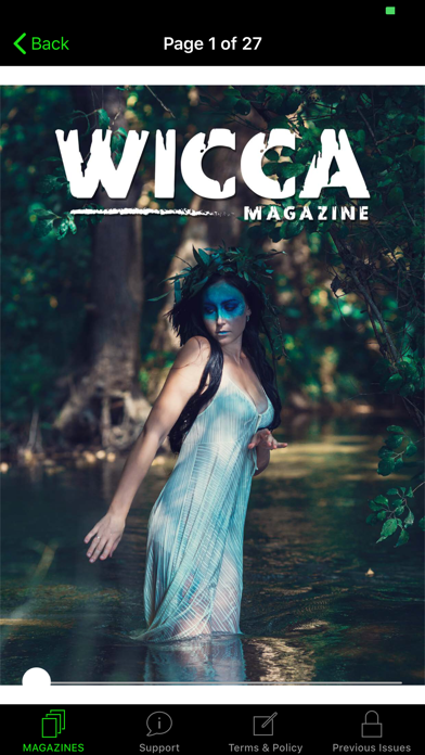 Wicca Magazine Screenshot